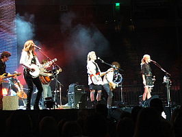 Optreden van de Dixie Chicks bij het Frank Erwin Center op 4 december 2006 in Austin, Texas tijdens de "Accidents & Accusations Tour".