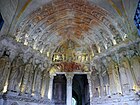 Portail de la Vierge (1250) de l'église de Mont-devant-Sassey.