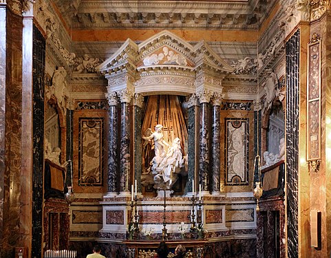 Cappella Cornaro med Den heliga Teresas extas.