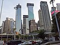 Bank of Communications Tower in Hong Kong (left)