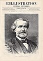 Verdi par Truchelut à la Une du journal L'illustration