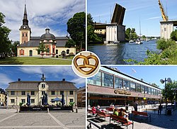 Sankta Ragnhild church, Mälarbron bridge, Old city hall, Storgatan street