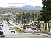 Avenida del Libertador, the town's main street