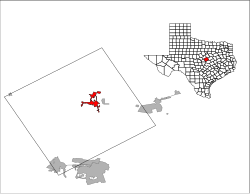 Location of Gatesville, Texas