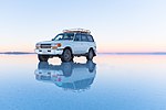 Reflektado en Salar de Uyuni