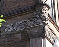 The Winged Lioness, stone, sculpted by Sergio Rossetti Morosini, on the Façade of the NYC Landmark Brockholst Building. (photo Tom Miller)