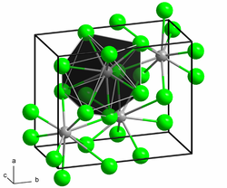 Kristallstruktur von Bariumchlorid