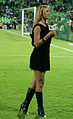 Image 11A Mexican sports reporter Inés Sainz wearing a little black dress and knee-high boots (from Fashion)
