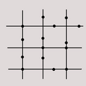 Complex grid, e.g. Barcelona, Berlin, Guangzhou, Hangzhou, Hong Kong, Mexico City, Milan, Mumbai, Nanjing, New York, Osaka, Santiago, Shenzhen, Taipei, Tehran, Tianjin, Vienna, Wuhan