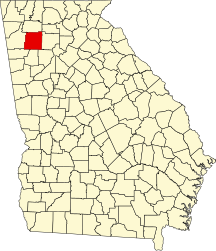 Contea di Bartow – Mappa