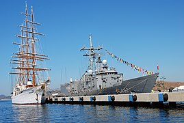 TCG Gemlik docked on Pier