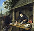 De visvrouw (1672) Adriaen van Ostade, Rijksmuseum