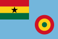 Pabellón de la Fuerza Aérea de Ghana.