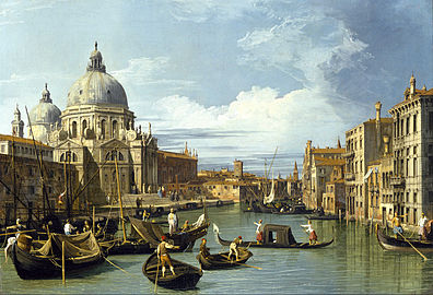 Büyük Kanal'ın Girişi, Canaletto (yak. 1730)