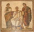 Image 16Roman mosaic of Virgil, the most important Latin poet of the Augustan period (from Culture of Italy)