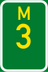 Metropolitan route M3 shield