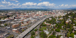 Downtown Spokane from Palisades Park