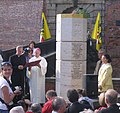 Einweihung der Stauferstele in Cheb (2013)