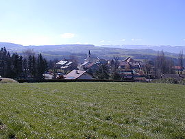 View from the slopes of Mont de Musièges