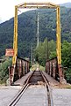 Etschbrücke der Marmorbahn mit Schrägbahn