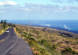 Hawaii Volcanoes National Park: Stoomwolken waar lava in de Stille Oceaan stroomt