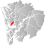Os markert med rødt på fylkeskartet