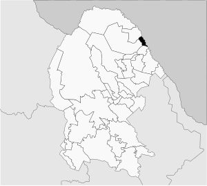 Municipality o Piedras Negras in Coahuila