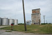 Country grain elevator in Champaign County