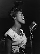 Sarah Vaughan, cântăreață americană de jazz