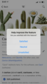 Feedback prompt with "Help improve the feature: Are you satisfied with this feature? Satisfied / Neutral / Unsatisfied"