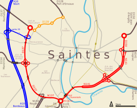 Carte de la route.