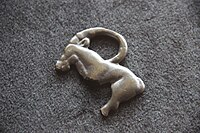 Bronze goat ornament, 700-300 BCE, Uvs Province, National Museum of Mongolia