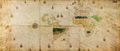 The Geocarta Nautica Universale (1523), the first known map to show the discoveries of the Magellan Expedition