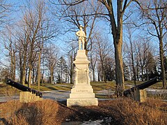 Monument to Latimer at park Victoria