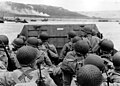 LCVP-1 approaching Omaha beach