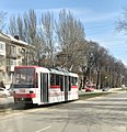 T-3UA-3-ZP tram in operation