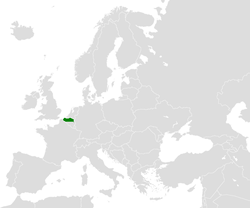 Lokasi Flanders Belgium di Eropah