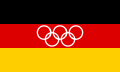 3:5 Flagg vun de samtdüütschen Olympiamannschop 1960 bit 1965, Flagg vun beid düütsch Staaten bi Olympia 1968