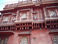 A haveli in Phalodi, Rajputana