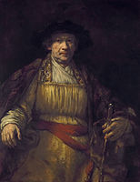 Rembrandt, Autorretrato con bastón