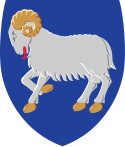 Coat of arms of Faroe Islands.