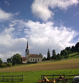 Kirche von Merishausen (SH), August 2010