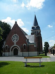 The church in Dompierre-Becquincourt