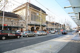 Stationsgebouw van het station Lausanne