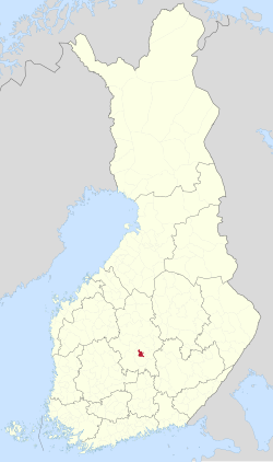 Location of Muurame in Finland