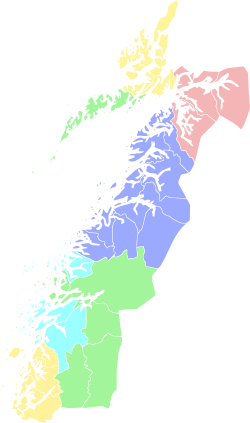 The pink area in the map is the Ofoten region council. Lødingen is not part of the council, but is considered a part of the Ofoten district.