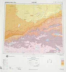 Map of Qiemo (labeled as Ch'ieh-mo) and surrounding area (1975)