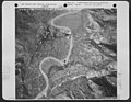 Zračni snimak bombardovanja Zenice, željezničkog mosta današnjih Pehara (1944)
