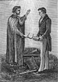 Image 23Joseph Smith receiving the Golden Plates (from History of the Latter Day Saint movement)