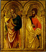 Apostles St James and St Bartholomew, ca.1345, Mimara Museum